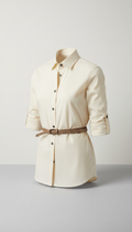 Cotton Oxford Button-Down Shirt